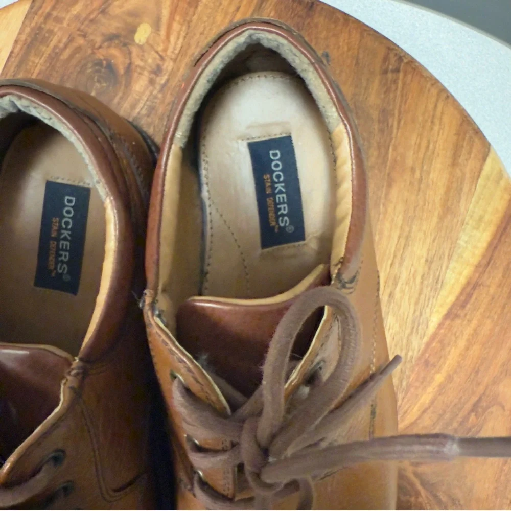 Dockers Brown Leather Oxford Shoes‎ new without box